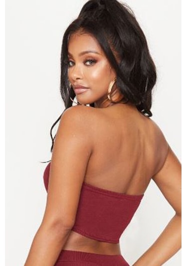Rooted-kadın Straplez Tube Top Astarsız Bordo Rooted-kadın Straplez Tube Top Astarsız Bordo