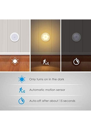 Dolap Işıkları, Led Hareket Algılama Işıkları, Dolap Işıkları, Pille Çalışan, Mutfak Kablosuz Sayaç Işıkları Diğer