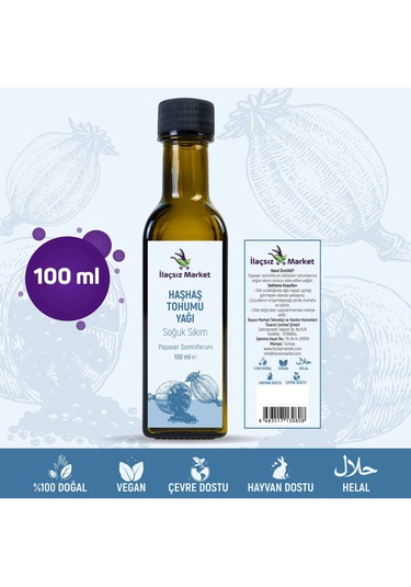 Haşhaş Tohumu Yağı / 100 Ml
