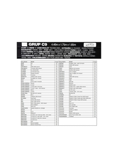 Guard Jeep Grup C9 Oto Branda 1 Adet