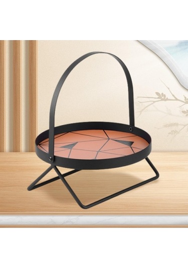 Trendooze Demir Depolama Rafı, Kahverengi, Çok Yönlü Giriş Düzenleyici Kahverengi