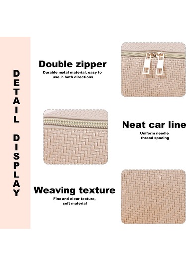 Büyük Kapasiteli Seyahat Kozmetik Çantası Su Geçirmez Taşınabilir, A Siyah - Siyah