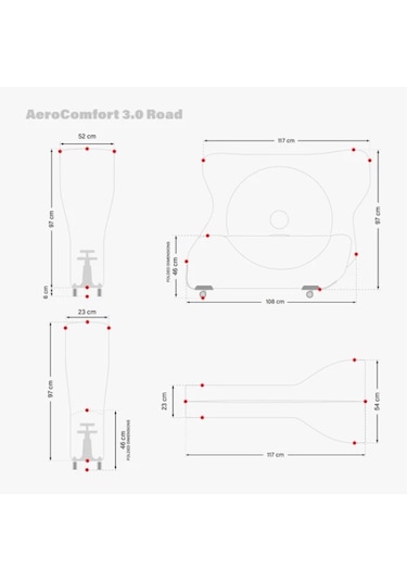 Scicon Aerocomfort 3.0 Tsa Road Bisikleti Taşıma Çantası Jaune Siyah