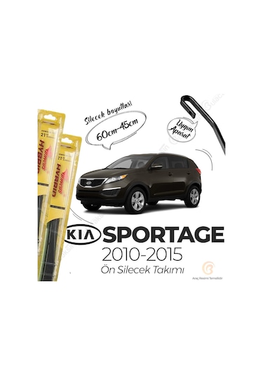 İnwells Hibrit Silecek Takımı Kia Sportage 2010-2015 İle Uyumlu