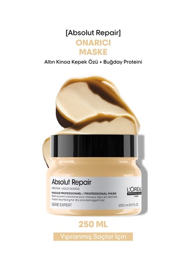 L'Oréal Professionnel Serie Expert Absolut Repair Yıpranmış Saçlar Için Onarıcı Maskesi 250 ML