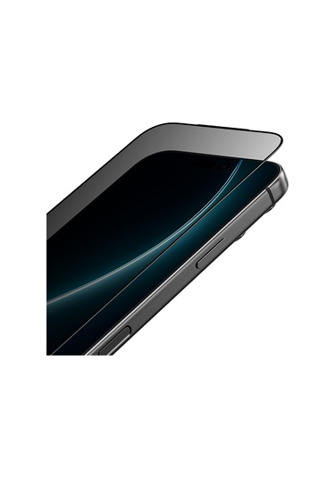 İphone 17 Pro Max Uyumlu Benks Glass Warrior Privacy Hd Cam Ekran Koruyucu Uygulama Aparatlı Siyah