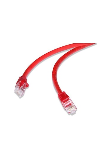 Flaxes Fnk-615K 15Mt Cat6 Patch Kablo Kırmızı