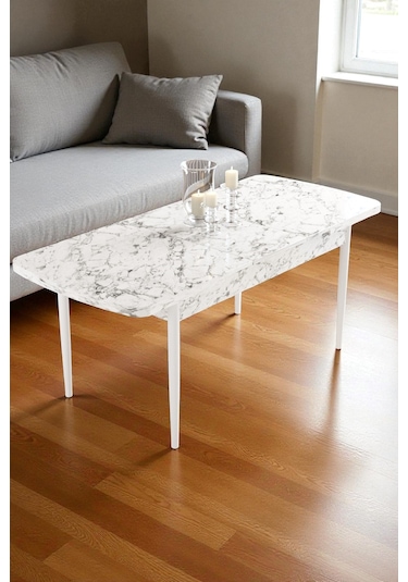 Bara Siyah Mermer 80x132 Açılabilir Sunta Masa Yemek Odası Takımı, Mutfak Takımı 6 Adet Sandalye Yeşil