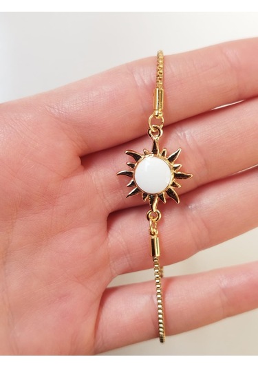 Güneş Tasarımlı Ayarlanabilir Bileklik Şık Hediyelik Çok Renkli