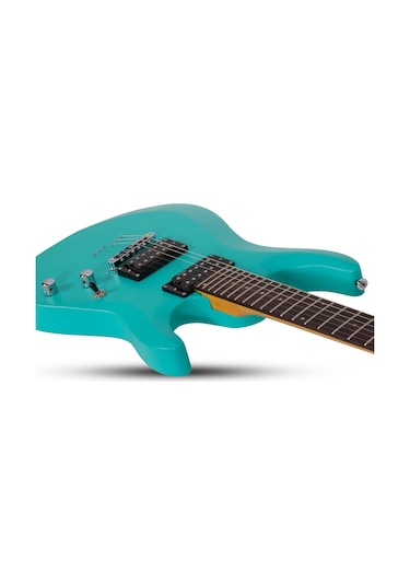 Schecter C-6 Deluxe Elektro Gitar Satin Aqua