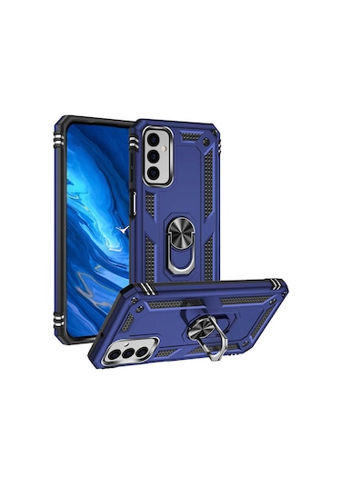 Zore Galaxy Uyumlu M23 Kılıf Msra Vega Kapak - Mavi Mavi