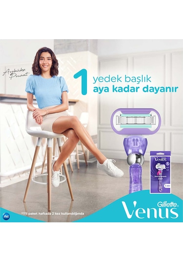 Gillette Venus Extra Smooth Swirl Kadın Tıraş Makinesi