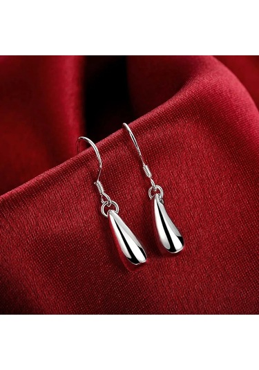 925ayar Gümüş Su Damlacıkları Küpe