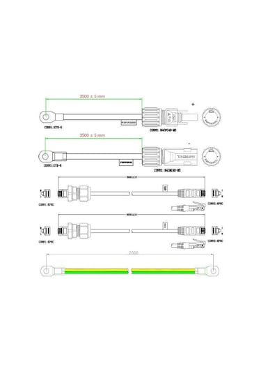 Pylontech Fc0500m-40 Akü Denetleme Bms. Taban. Kablolar. Force H2