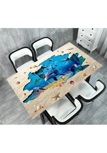 Masa Kaplama Folyosu Mobilya Masa Kaplama Folyoları Kum Balıklar