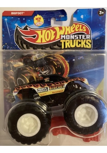 New 2025 Hot Wheels Monster Truck Black Flame Bigfoot 50 Nocolor