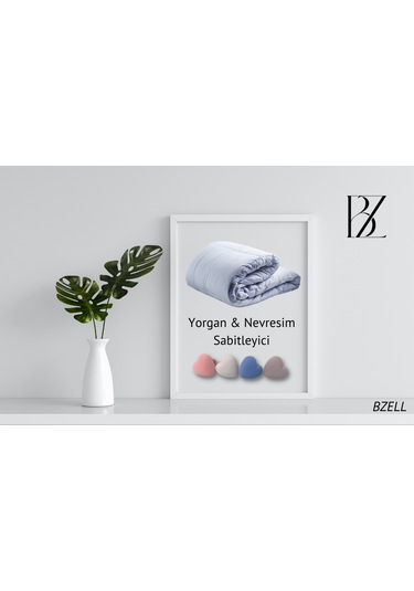 Yorgan Nevresim Battaniye Sabitleyici 4 Adet Pembe