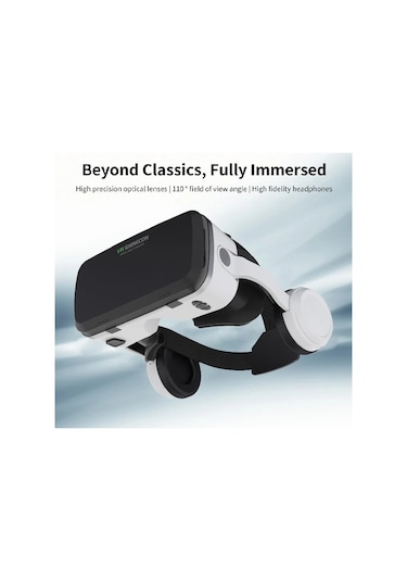 Motion003 1 Adet G04eb Beyaz Fiziksel Optik Vr Gozluk Ses Fonksiyonlu Kompakt Tasarim 3d Etkilesimli Oynatma