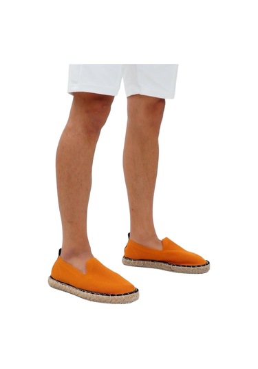Unisex Turuncu Triko Espadril Turuncu
