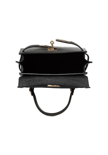 D28 Black Portföy Çantası Kadın Katıa Piumelli Milano Bag D28 Black