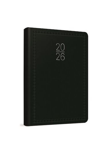 Gıpta 2026 Ticari Ajanda Günlük Kasa Ajandası 17x24 Cm 112-ekk Siyah Siyah