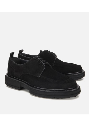 Hotiç Erkek Süet Deri Siyah Kalın Tabanlı Günlük Ayakkabı 02ayh313920a100 02ayh313920a100 Siyah