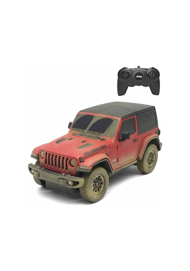 32021 Kumandalı Jeep Wrangler Rubicon Muddy 1:24