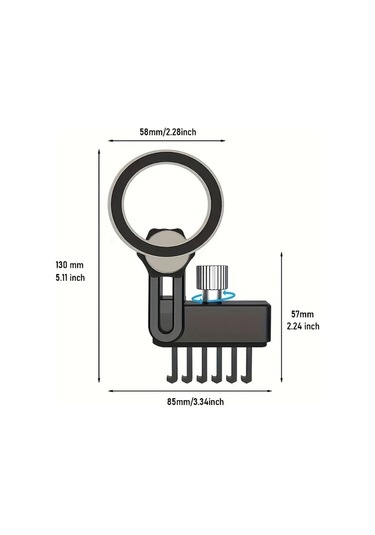 Honeybeeshop Siyah Manyetik Araç Telefon Tutucu Tesla Model 3 Model Y İçin Cep Telefonu Desteği Evrensel