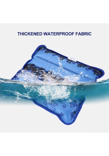 Konesam Mavi Soğuk Yastık 36x36cm - Çok Fonksiyonel Yastık, Yorgan, Dizlik - Su Geçirmez Kumaş - Hızlı Su Enjeksiyonu - Dayanıklı Kenar Tamiri Diğer