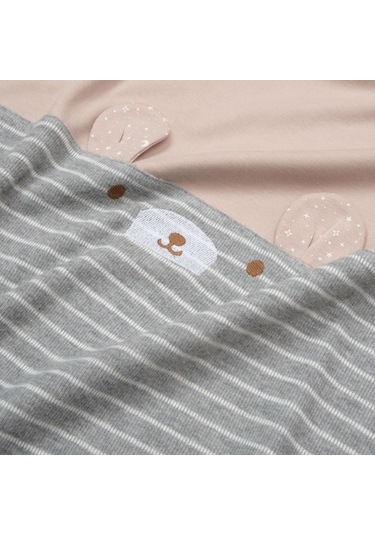 Bibaby Adventure Bear Battaniye 85x90 Cm 64709 Sütlü Kahverengi