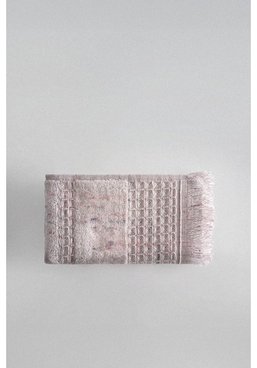 Ecocotton Maia Pudra %100 Organik Pamuk 4'lü El Havlu Seti Pudra