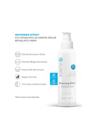 Sante Plus Whitening Effect Beyazlatıcı Krem 125 ML