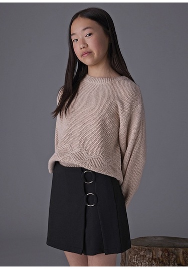 Mayoral Siyah Kız Çocuk Şort Etek 7907 Siyah