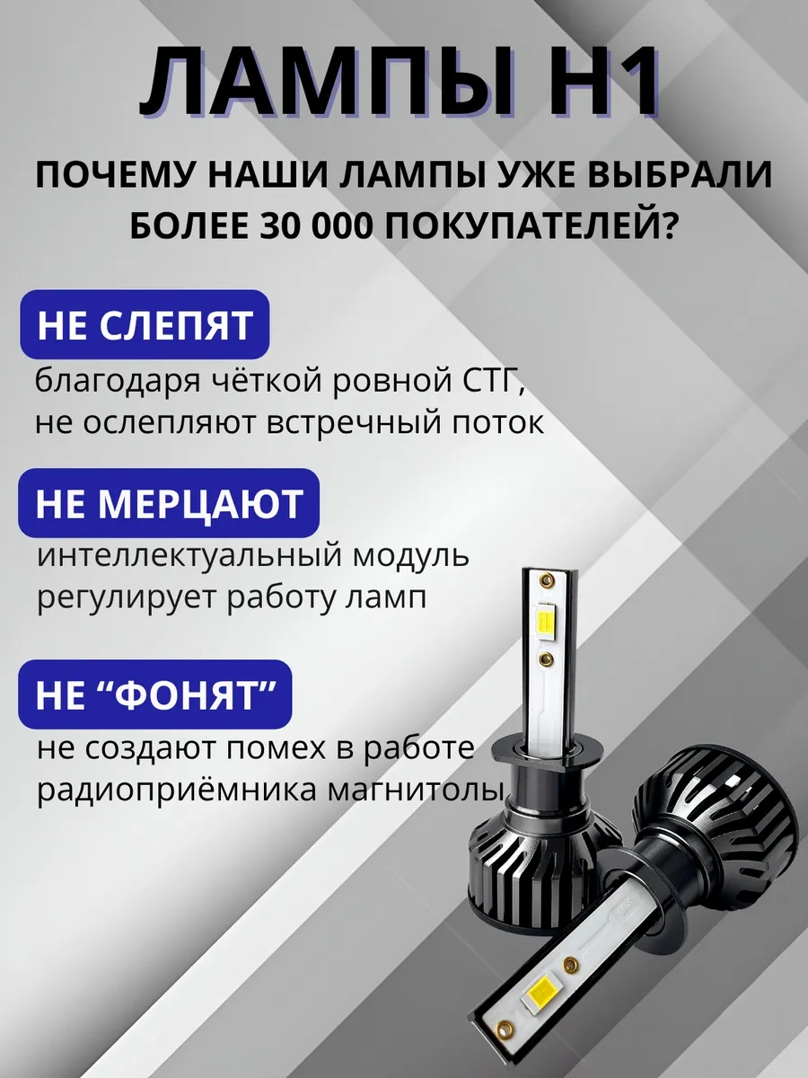 Carstore52 H1 Soketiyle Otomobiller İçin Led Ampuller, Led Diodlı 139220976