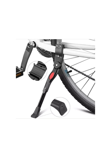 Bisiklet Yan Sehpa Kelepçeli Arka Ayaklık Alüminyum Park  Ayağı