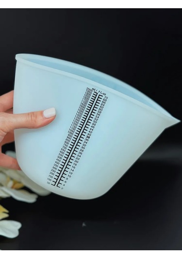 Galinacandles 2 Litre Esnek Silikon Alçı Karıştırma Kabı 471880791