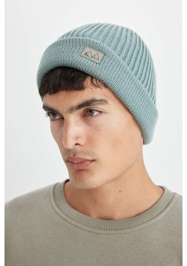 DeFacto Erkek Etiket Baskılı Bere C7150AX24WNTR444