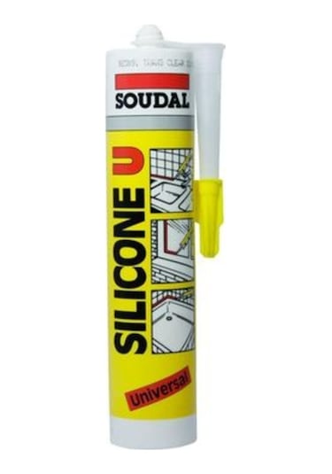 Soudal Asetoksi Silikon 280 Gr Şeffaf Şeffaf