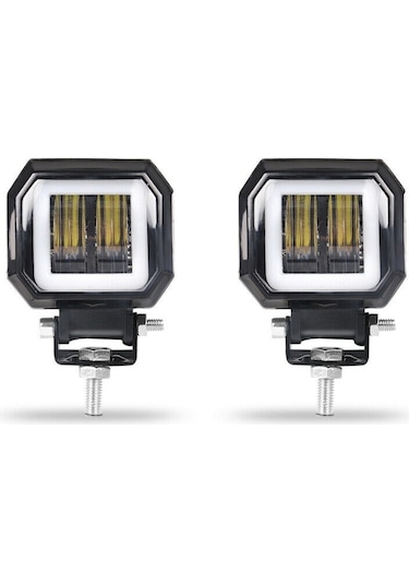 Motosiklet Atv Utv Kamyon Tekne Sis Farı SARI Angelli 2 Adet