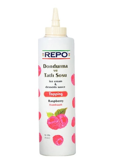 Repo Frambuaz Aromalı Topping Dondurma ve Tatlı Sosu 1 KG