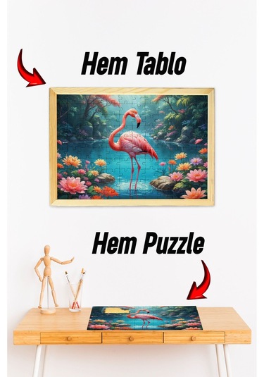 Ahşap Çerçeveli Puzzle - Tablo Hthp - 008 23 X 32 120 Parça