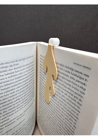 Latte Kitap Ayracı Kitap Ayracı - Kitap - Kahve - Modern
