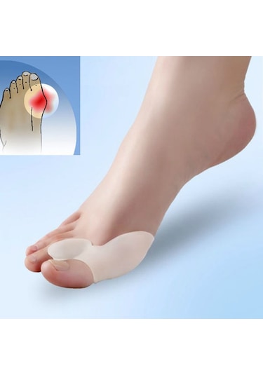 Ayak Bunyon Başparmak Kemik Koruyucu Makaralı Yastık 2'li Set