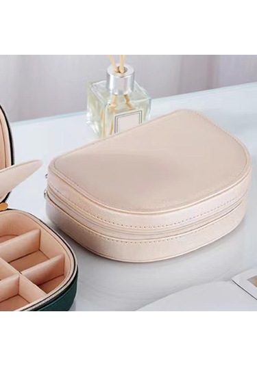 Homyl Küçük Mücevher Kutusu Organizatör Yüzük Kayısı Kayısı