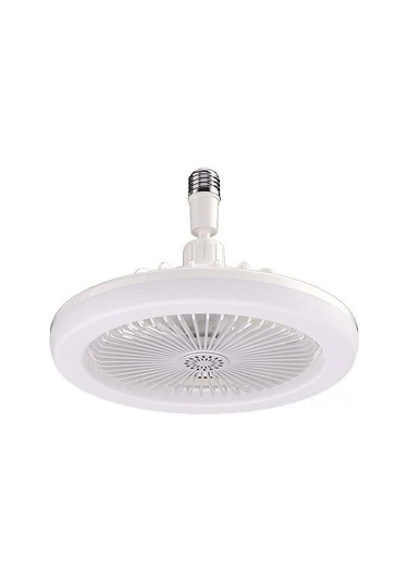 Symbee Led Işıklı Tavan Fanı, Sessiz Motorlu, 3 Renk Aydınlatma Ve Hız Ayarlı, Zamanlayıcı Ve Aromaterapi Özellikli, Ev Ve Café İçin 25cm Beyaz Abss材质li Fan Beyaz