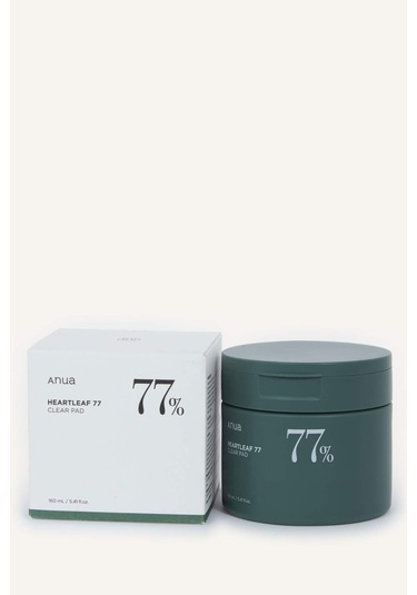 Defacto Anua - Heartleaf 77% Clear Pad (Gözenek ve Siyah Nokta Karşıtı Asitli Tonik Ped) 160ml H6477AXNS