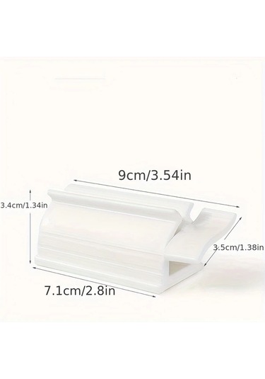 Elmpaly Kırmızı Renk Sevimli Ağız Tasarımı Manuel Diş Macunu Dağıtıcı Kolay Kullanım Banyo Aksesuarı 1