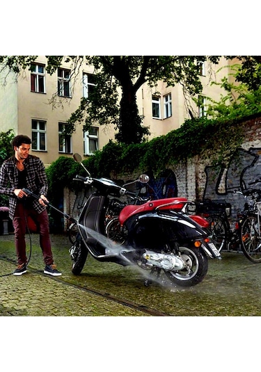 Michelin MPX19ELP 1900 W Basınçlı Yıkama Makinesi + Zemin/Araç Yıkama Fırçası