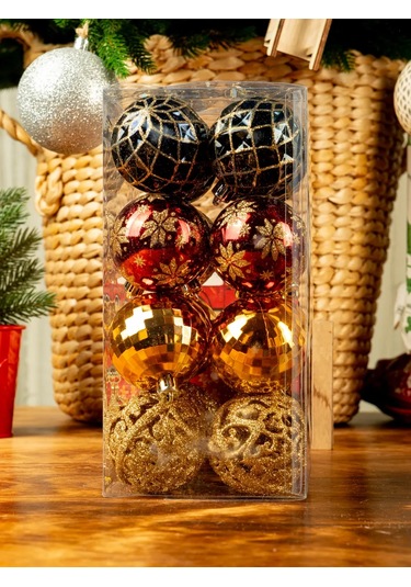 Kaemingk 24 Adet 60mm Yeni Yıl Noel Topu Seti 297815275 Arkadaş