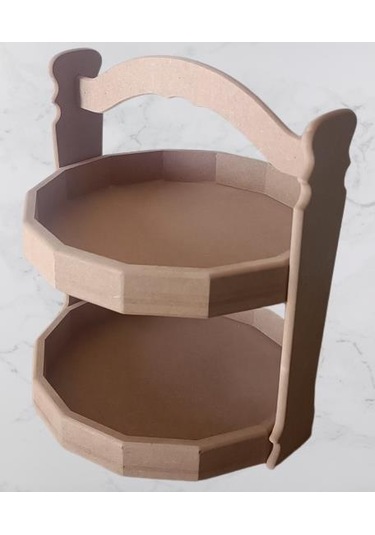 Hobi Adn Dekoratif Meyve Sepeti Ahşap Mdf Ham Cnc Kesim El Yapım